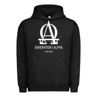 Pigment Black generation alpha Urban Hoodie - artisFamous