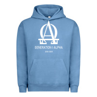 Pigment Pebble Blue generation alpha Urban Hoodie - artisFamous