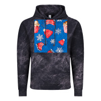 Cloud Black winter  snowflakes hot cocoa ice skating shoes Vintage Hoodie - FaDigitalArtStudio