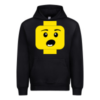 Black surprised expression lego head Urban Hoodie - artisFamous