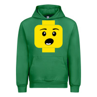 Emerald surprised expression lego head Urban Hoodie - artisFamous