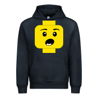 Navy surprised expression lego head Urban Hoodie - artisFamous