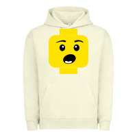 Pigment Pistachio surprised expression lego head Urban Hoodie - artisFamous