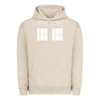 Pigment French Oak the blue box t shirt doctor doc dalek bbc bow tie tv tenth eleventh wh Urban Hoodie - artisFamous
