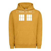 Pigment Peanut Butter the blue box t shirt doctor doc dalek bbc bow tie tv tenth eleventh wh Urban Hoodie - artisFamous