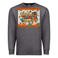 Charcoal Heather grateful thankful blessed Premium Sweatshirt - JahusDesignShop