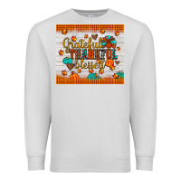 Dove Grey grateful thankful blessed Premium Sweatshirt - JahusDesignShop