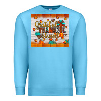 Ocean Blue grateful thankful blessed Premium Sweatshirt - JahusDesignShop