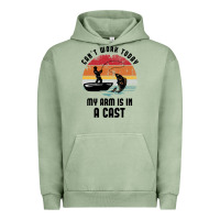Pigment Oil Green dad fishing Urban Hoodie - artisFamous