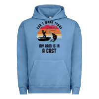 Pigment Pebble Blue dad fishing Urban Hoodie - artisFamous