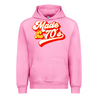Fuchsia Pink made in the 70s retro Urban Hoodie - artisFamous
