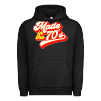 Pigment Black made in the 70s retro Urban Hoodie - artisFamous