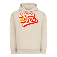 Pigment French Oak made in the 70s retro Urban Hoodie - artisFamous
