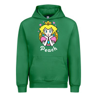 Emerald peach graphic Urban Hoodie - artisFamous