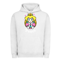 Pigment Lunar Rock peach graphic Urban Hoodie - artisFamous