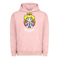 Peach Graphic Urban Hoodie | Teevron