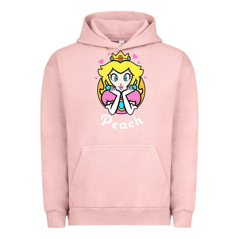 Peach Graphic Urban Hoodie by artisFamous | Teevron