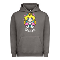 Pigment Tornado peach graphic Urban Hoodie - artisFamous