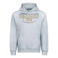 Heather Grey dragonfly inn Urban Hoodie - artisFamous