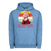 Pigment Pebble Blue retro style technoblade merch cosplay Urban Hoodie - artisFamous