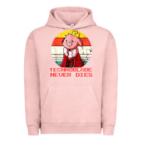 Pigment Salmon retro style technoblade merch cosplay Urban Hoodie - artisFamous