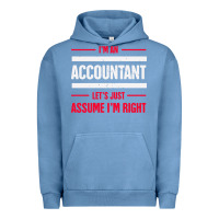 Pigment Pebble Blue funny accounting design   gift for accountants Urban Hoodie - artisFamous