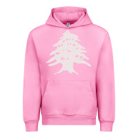 Fuchsia Pink retro lebanon cedar  lebanese Urban Hoodie - artisFamous