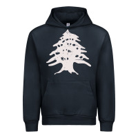 Navy retro lebanon cedar  lebanese Urban Hoodie - artisFamous