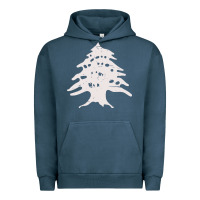 Pigment Midnight Navy retro lebanon cedar  lebanese Urban Hoodie - artisFamous