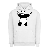 Pigment Lunar Rock banksy panda Urban Hoodie - artisFamous