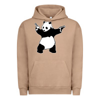Pigment Burro banksy panda Urban Hoodie - artisFamous