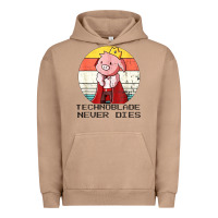 Pigment Burro retro style technoblade merch cosplay Urban Hoodie - artisFamous
