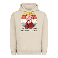 Pigment French Oak retro style technoblade merch cosplay Urban Hoodie - artisFamous