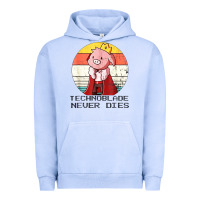 Pigment Grape Ice retro style technoblade merch cosplay Urban Hoodie - artisFamous