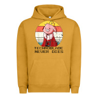 Pigment Peanut Butter retro style technoblade merch cosplay Urban Hoodie - artisFamous