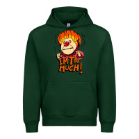 Forest Green heat miser i'am too much Urban Hoodie - artisFamous