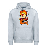 Heather Grey heat miser i'am too much Urban Hoodie - artisFamous