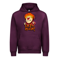 Mauve Wine heat miser i'am too much Urban Hoodie - artisFamous