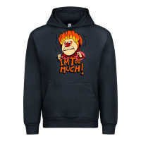 Navy heat miser i'am too much Urban Hoodie - artisFamous