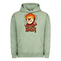 Pigment Oil Green heat miser i'am too much Urban Hoodie - artisFamous