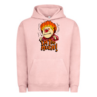 Pigment Salmon heat miser i'am too much Urban Hoodie - artisFamous