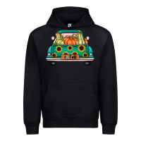 Black i love fall truck Urban Hoodie - artisFamous