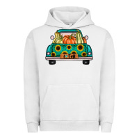 Pigment Lunar Rock i love fall truck Urban Hoodie - artisFamous