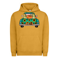 Pigment Peanut Butter i love fall truck Urban Hoodie - artisFamous