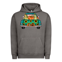 Pigment Tornado i love fall truck Urban Hoodie - artisFamous