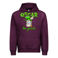 Mauve Wine the grouch Urban Hoodie - artisFamous