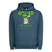 Pigment Midnight Navy the grouch Urban Hoodie - artisFamous