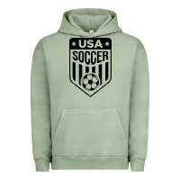 Pigment Oil Green soccer team Urban Hoodie - artisFamous
