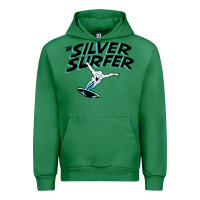 Emerald silver surfer Urban Hoodie - artisFamous