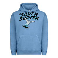 Pigment Pebble Blue silver surfer Urban Hoodie - artisFamous